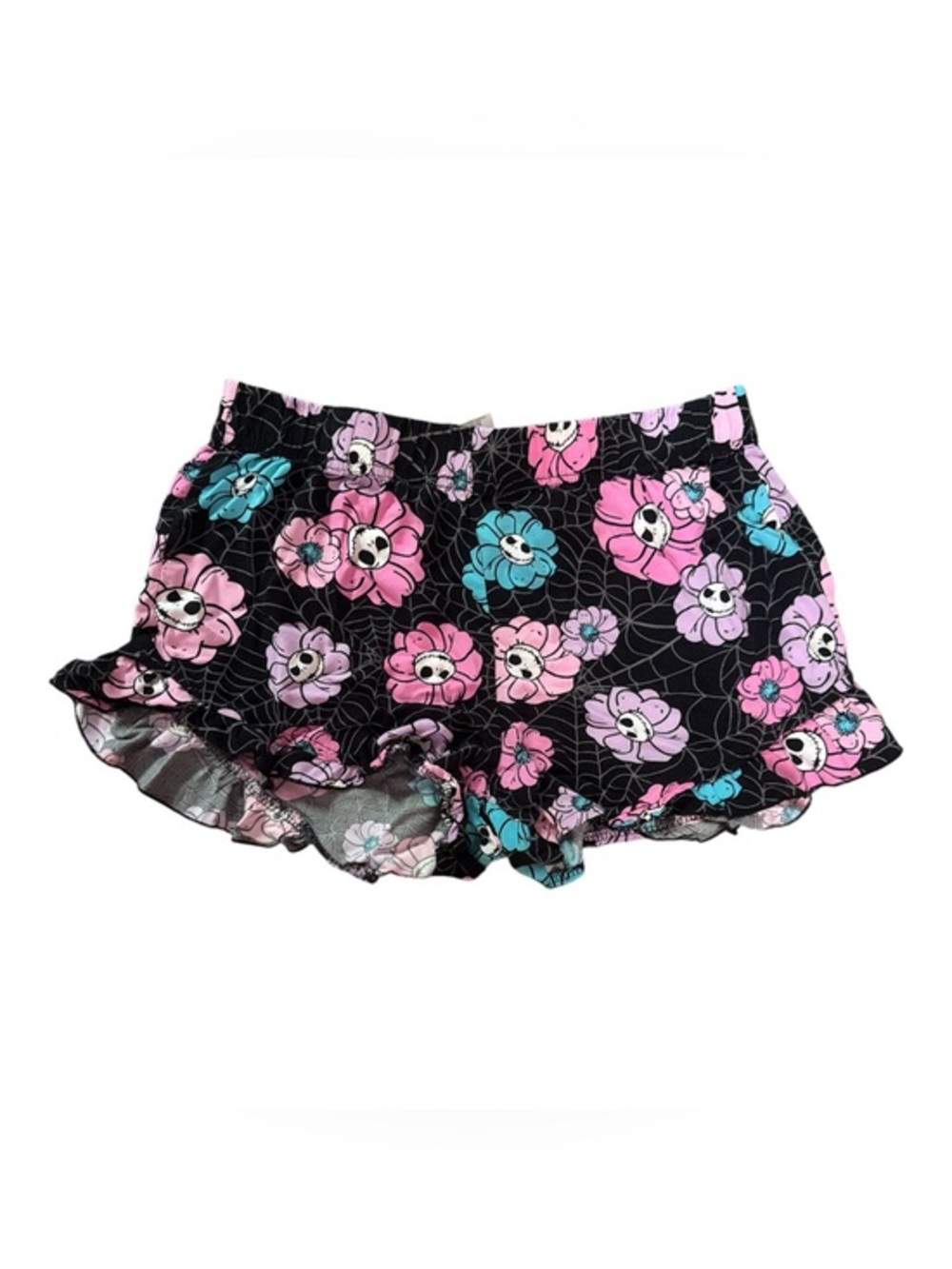 Disney Nighmare Before Christmas Jack Spooky Floral Pajama Bottoms Loungewear